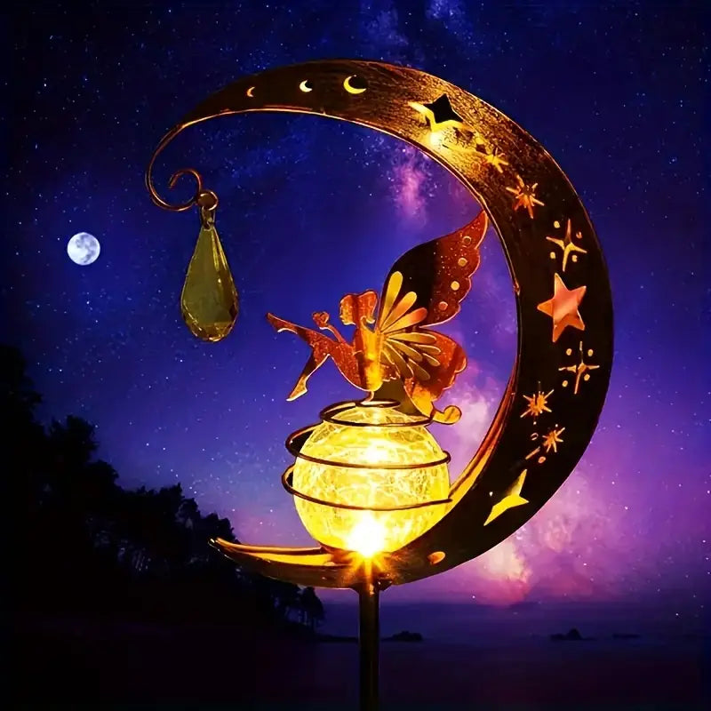 Moon Fairy Solar Light - Luminara Elegance