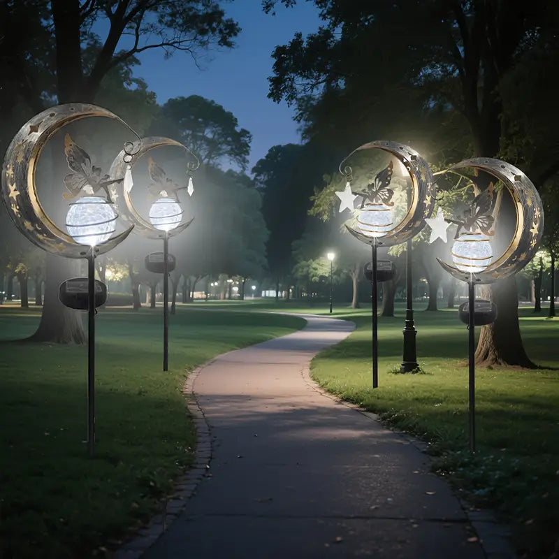 Moon Fairy Solar Light - Luminara Elegance