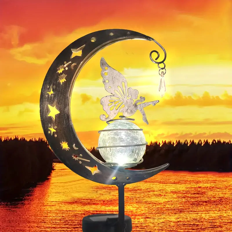 Moon Fairy Solar Light - Luminara Elegance