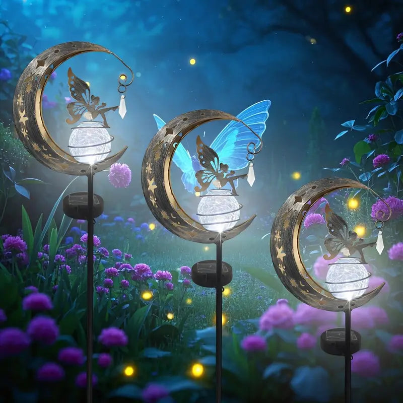 Moon Fairy Solar Light - Luminara Elegance