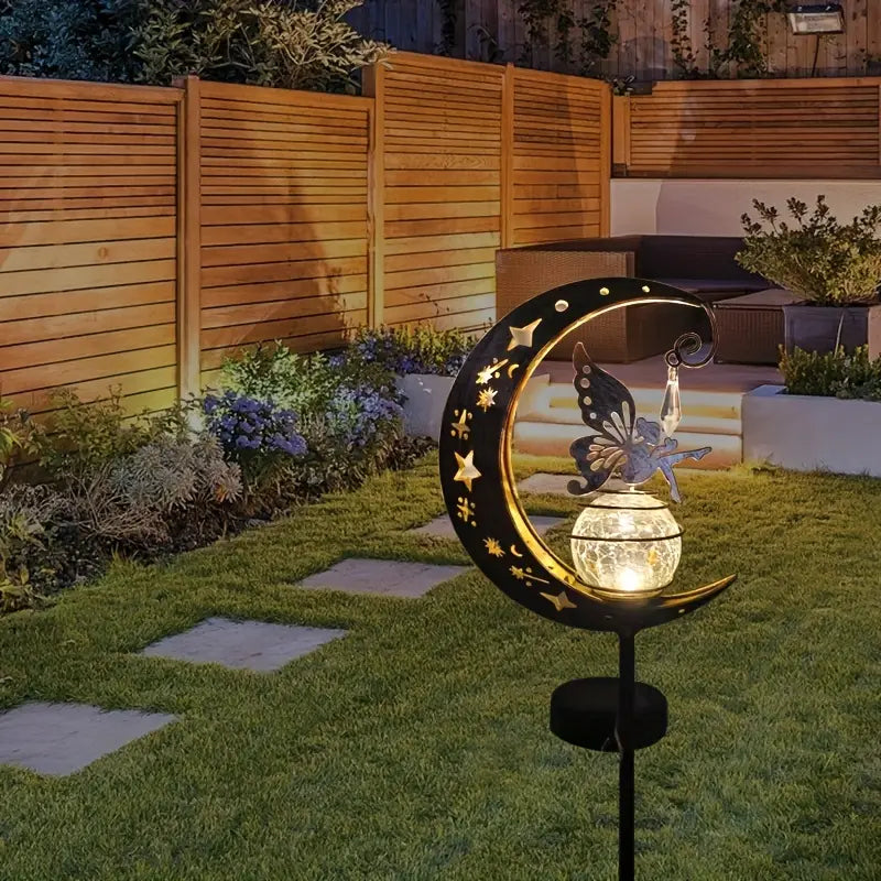 Moon Fairy Solar Light - Luminara Elegance