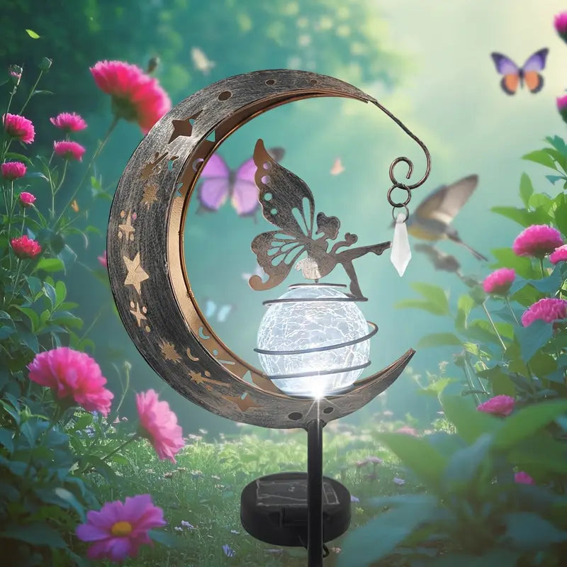 Moon Fairy Solar Light - Luminara Elegance