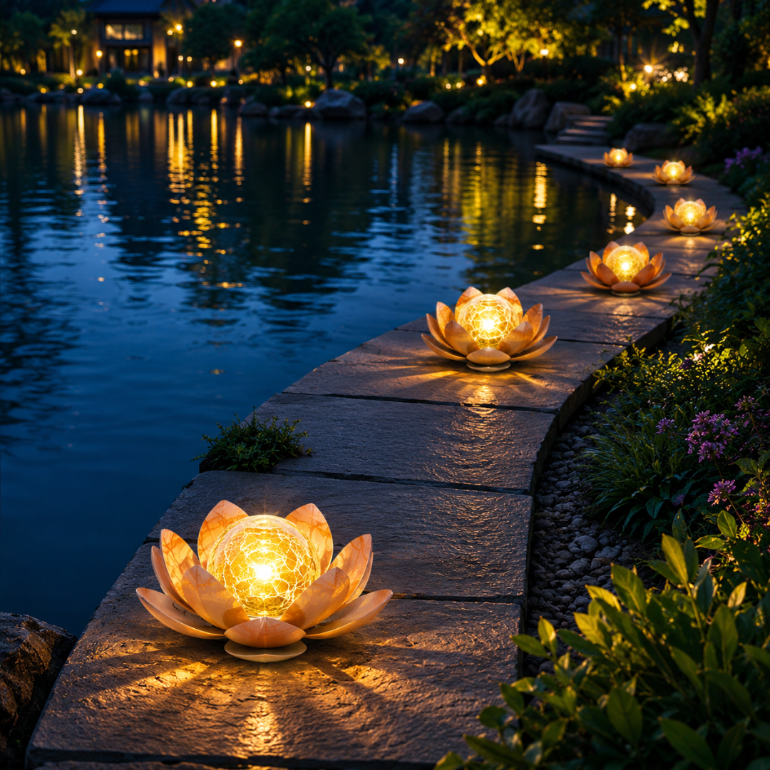 Luminous Lotus Light - SolaraGlow™