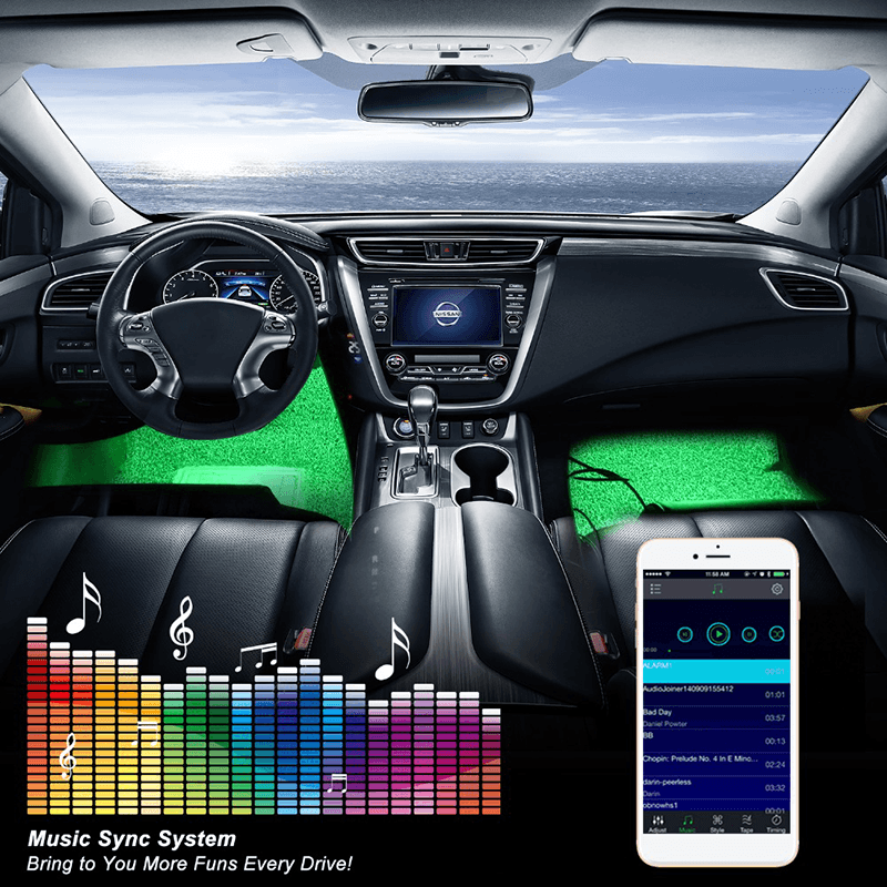 Interior Car Lights - LuxeGlow LED Ambient Lighting