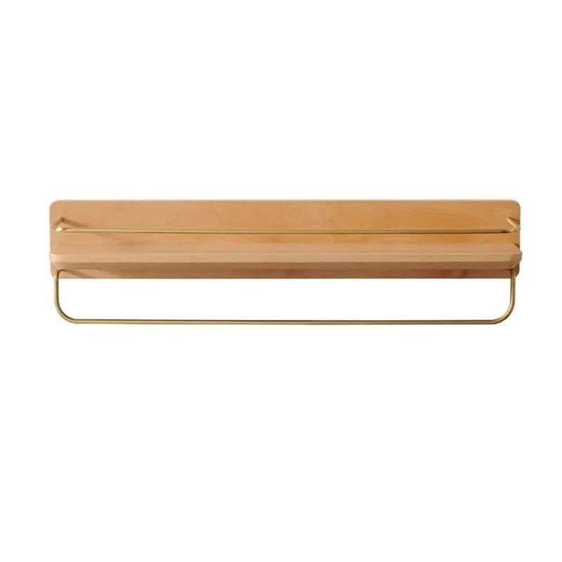 Bamboo Wall Coat Rack with Shelf - EcoNest Designs