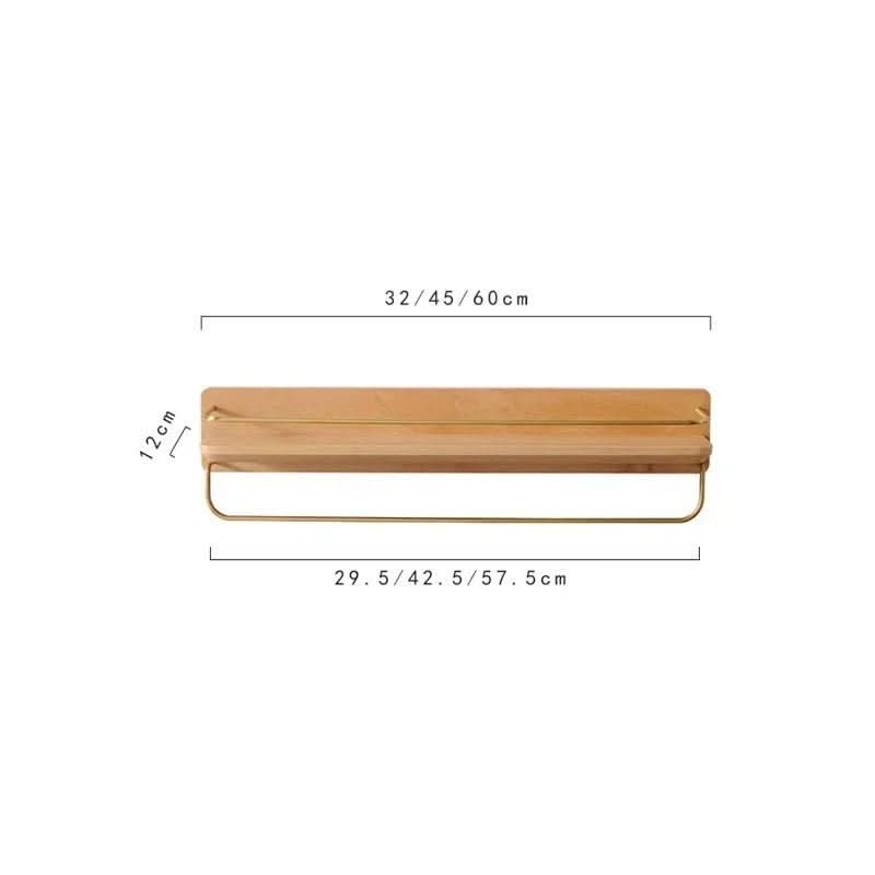 Bamboo Wall Coat Rack with Shelf - EcoNest Designs