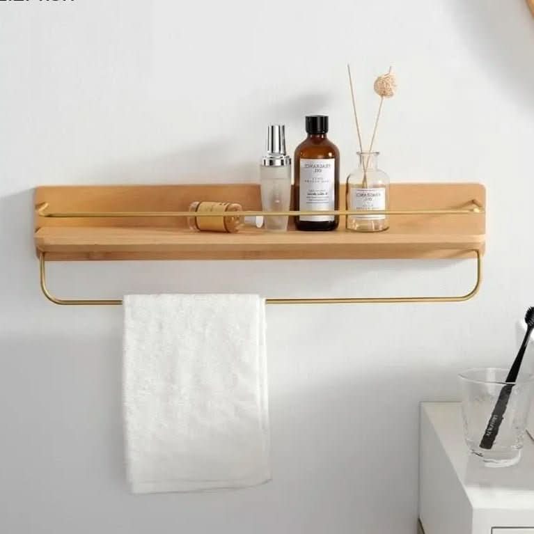 Bamboo Wall Coat Rack with Shelf - EcoNest Designs