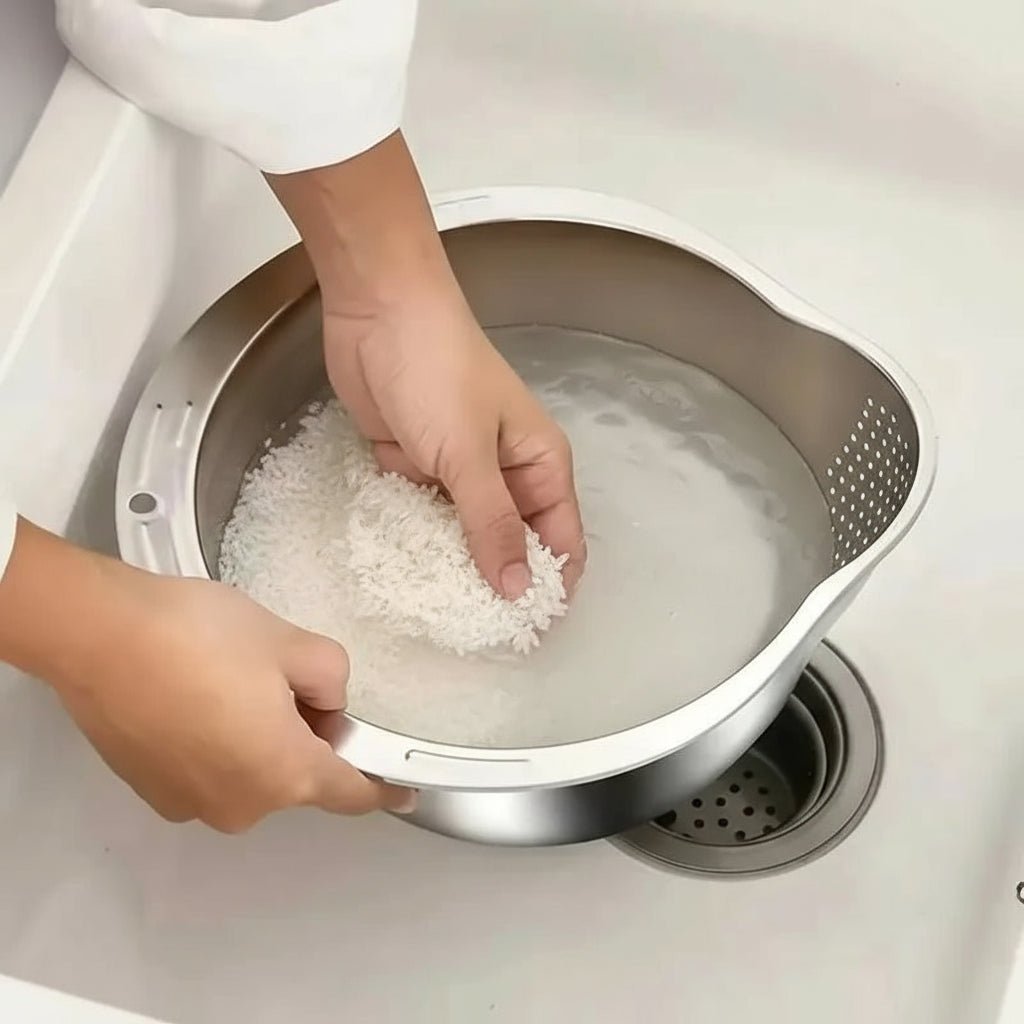 Stainless Steel Strainer - PureBowl Premium Kitchen Tool