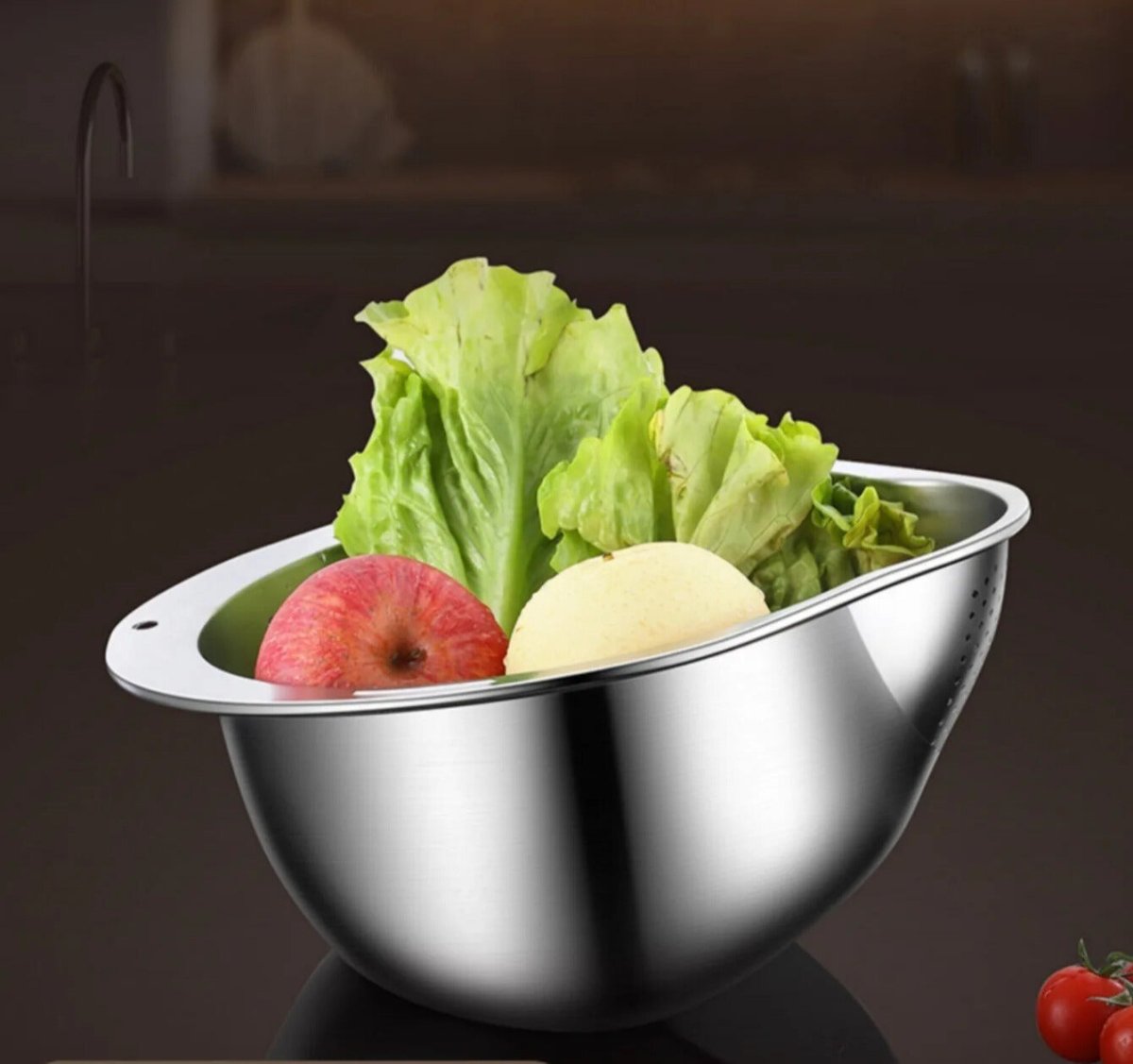 Stainless Steel Strainer - PureBowl Premium Kitchen Tool