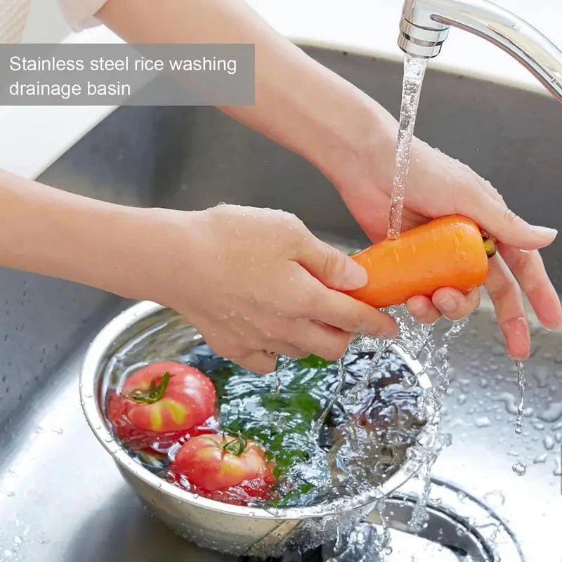 Stainless Steel Strainer - PureBowl Premium Kitchen Tool