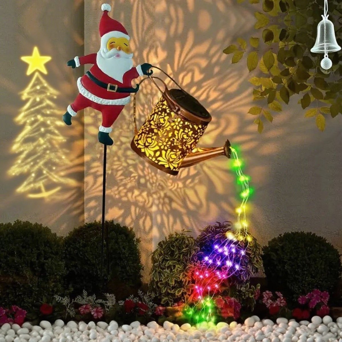 Solar Watering Can Light - LuminaGarden