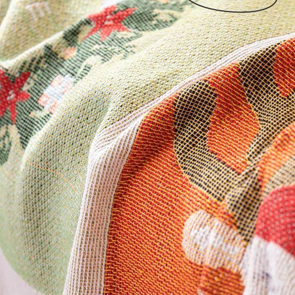 Cozy Knit Christmas Sofa Cover - LuxeHome Decor
