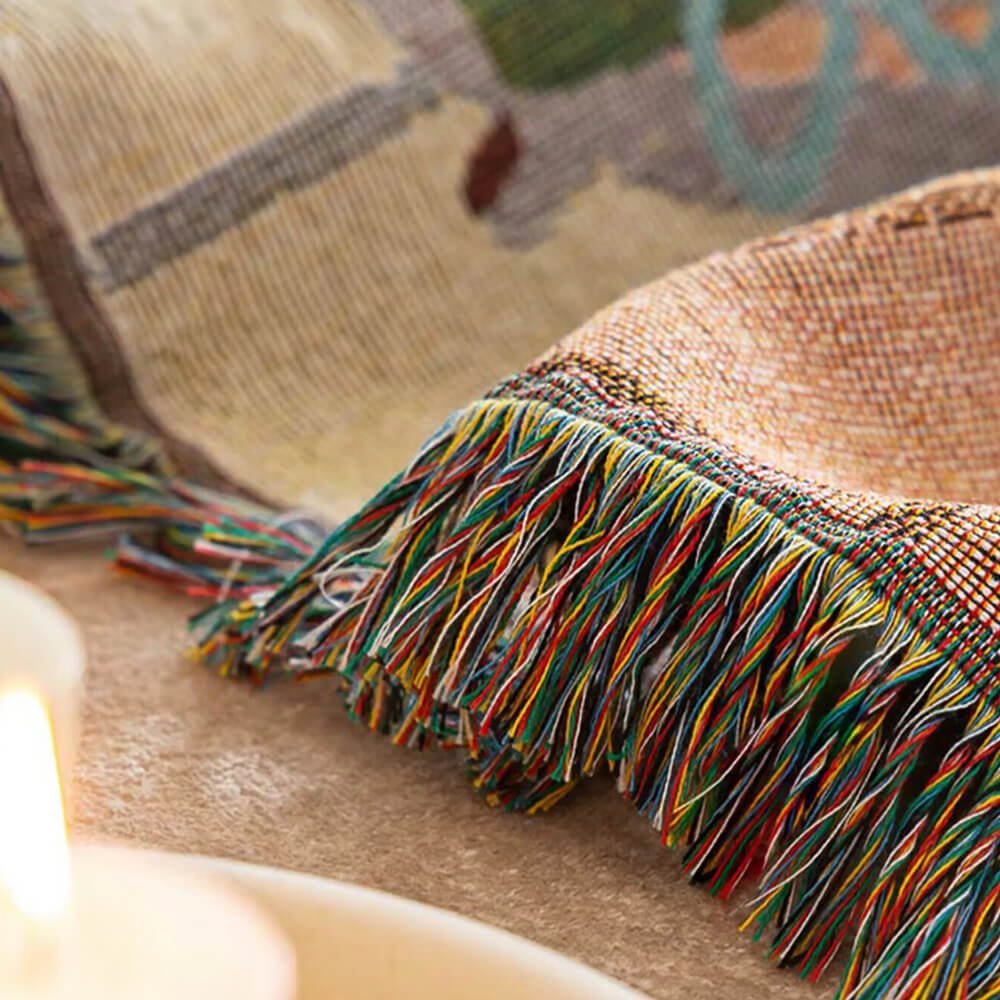 Cozy Knit Christmas Sofa Cover - LuxeHome Decor