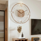 Silent Nordic Wall Clock - WoodCraft Designs