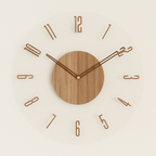 Silent Nordic Wall Clock - WoodCraft Designs