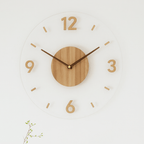 Silent Nordic Wall Clock - WoodCraft Designs