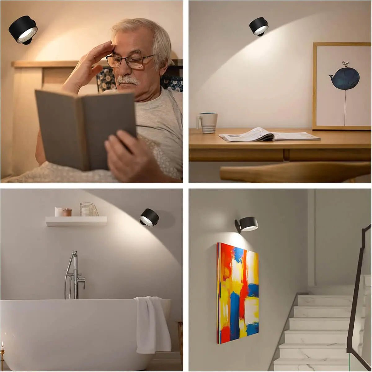 Scandinavian Wall Light - Luminara Rechargeable Cozy Glow