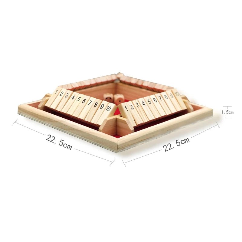 Dice Master – Classic Wooden Game for 4 Players