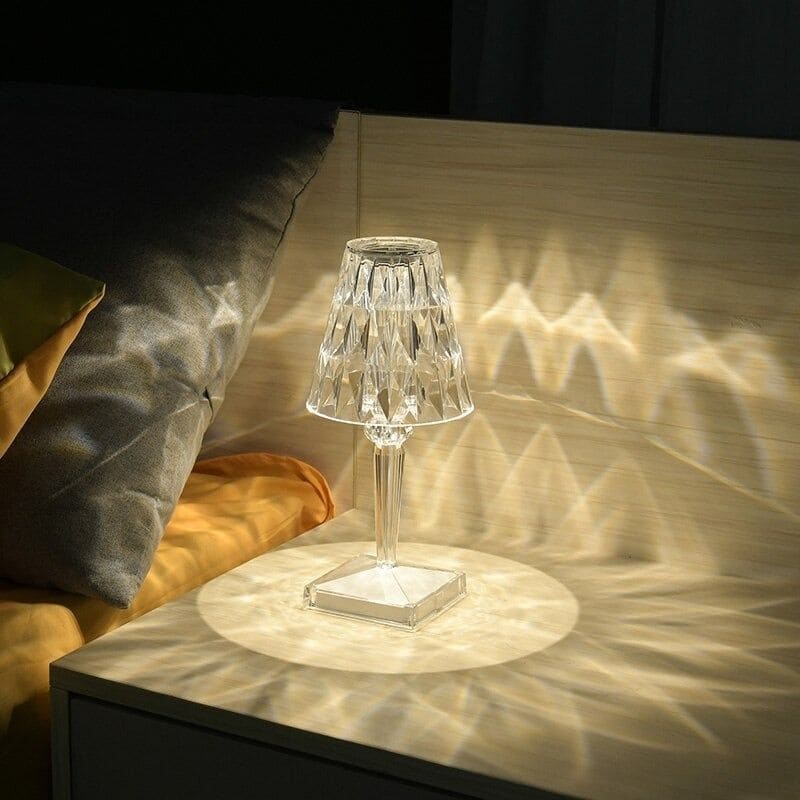 Crystal Elegance Table Lamp - LuxeAura