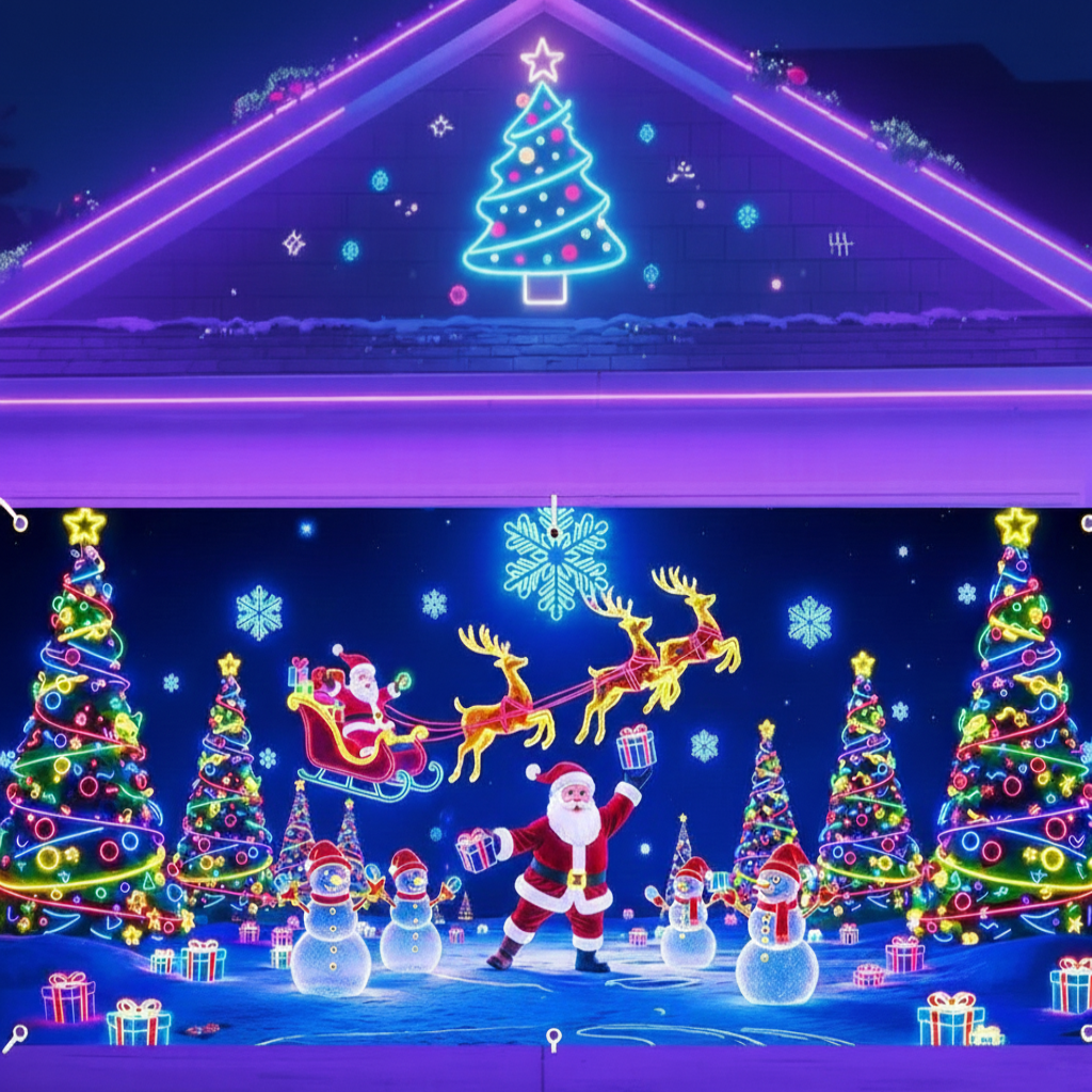 Neon Backdrop – Luminara Decor