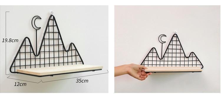 Mountain Wall Shelf - Elevate Home Decor by LuxeNest