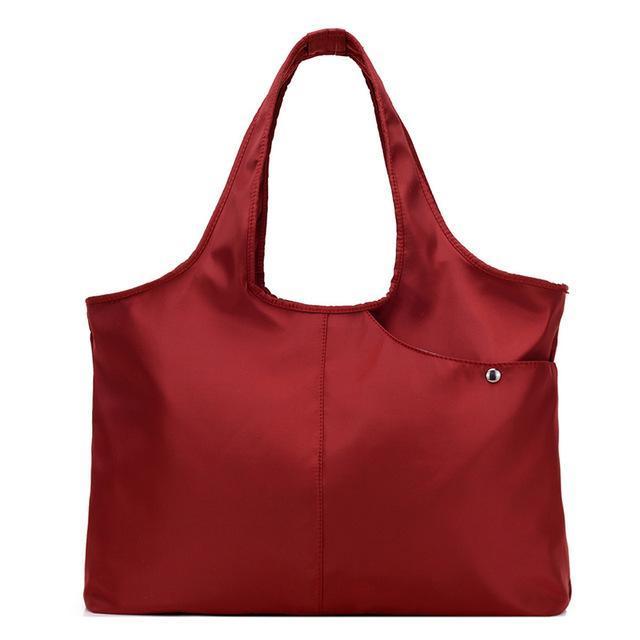 Capacity Oxford Shoulder Bag - LuxeCarry Essentials