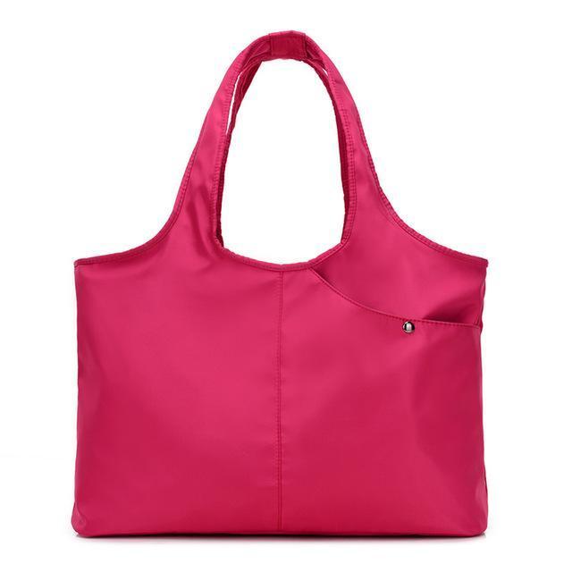 Capacity Oxford Shoulder Bag - LuxeCarry Essentials