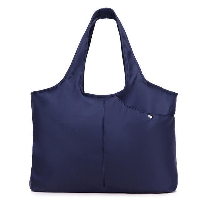 Capacity Oxford Shoulder Bag - LuxeCarry Essentials