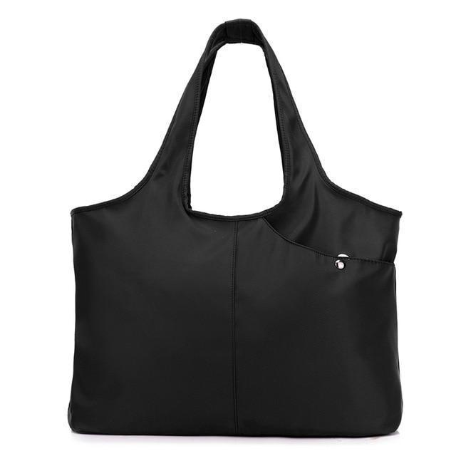 Capacity Oxford Shoulder Bag - LuxeCarry Essentials