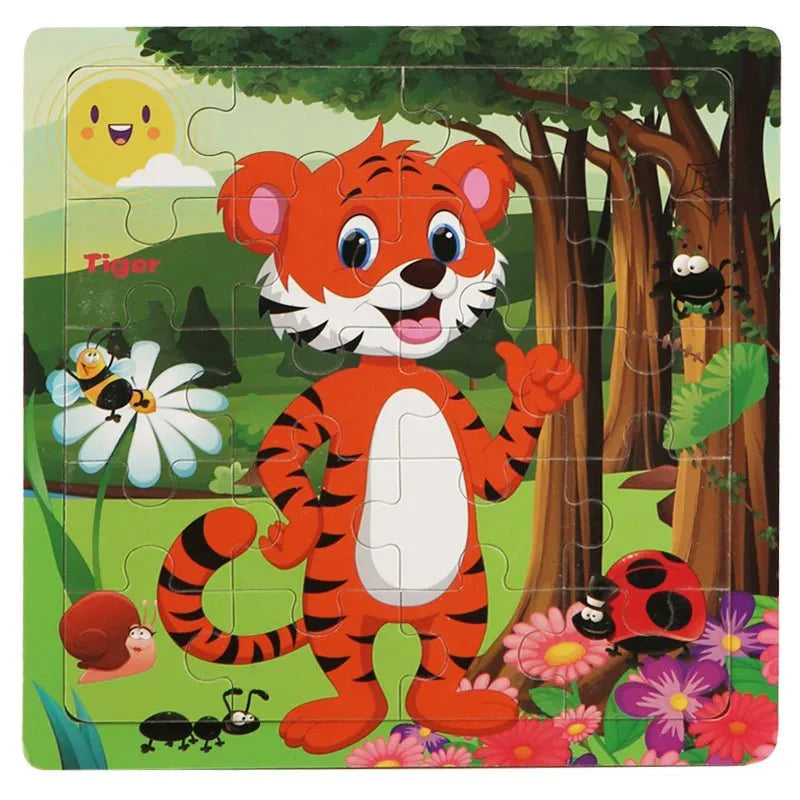 3D Wooden Puzzle for Early Learning - MindCraft Toys