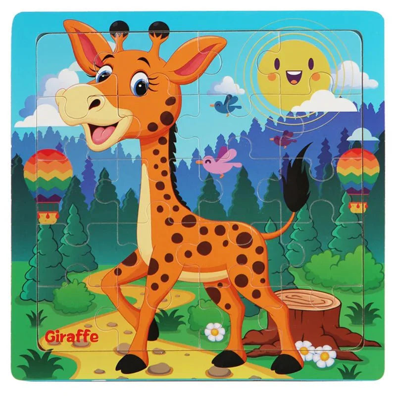 3D Wooden Puzzle for Early Learning - MindCraft Toys