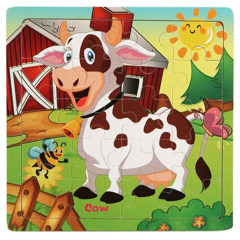 3D Wooden Puzzle for Early Learning - MindCraft Toys