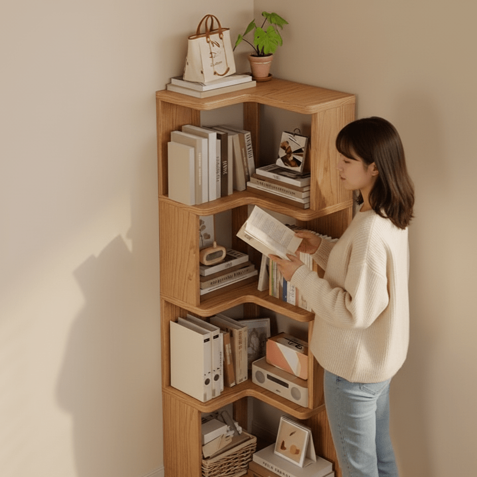 Scandinavian Corner Cabinet - Nordique Home