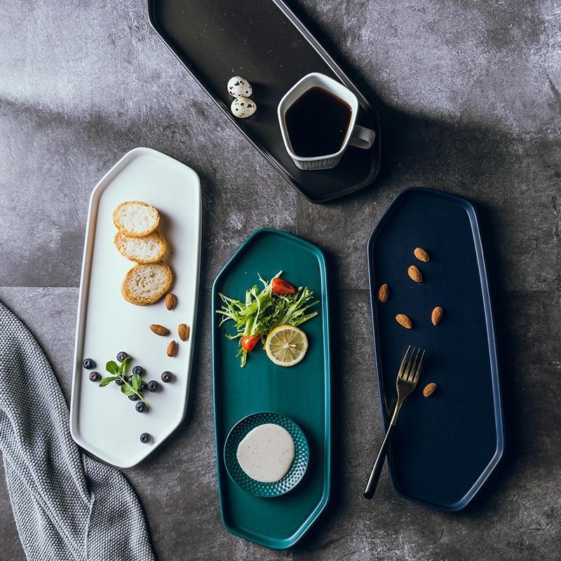 Geometric Serving Platter - LuxeCraft Designs