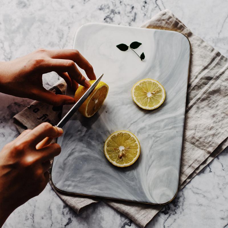 Marble Serving Board - LuxeCraft Essentials