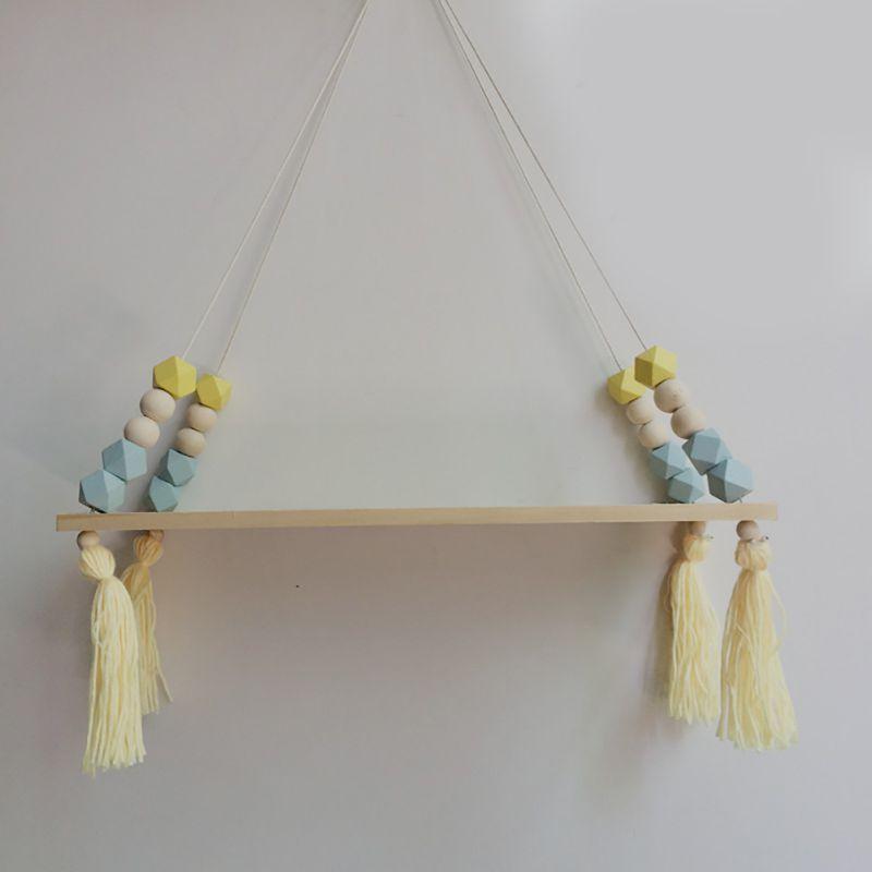 Rustic Wood Hanging Shelf - TimberNest