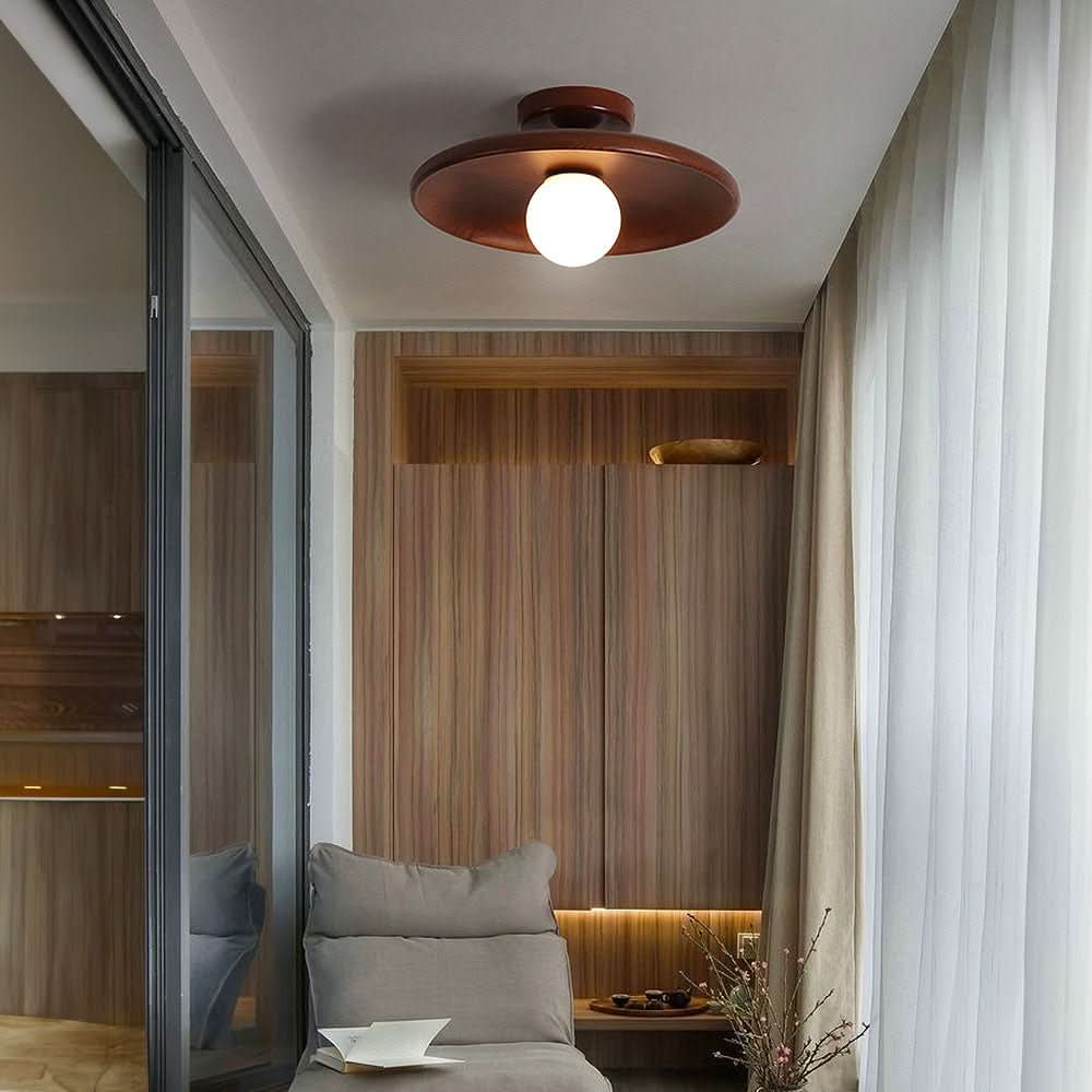 Wooden Ceiling Lamp - LuminaCraft Elegant Lighting Solution