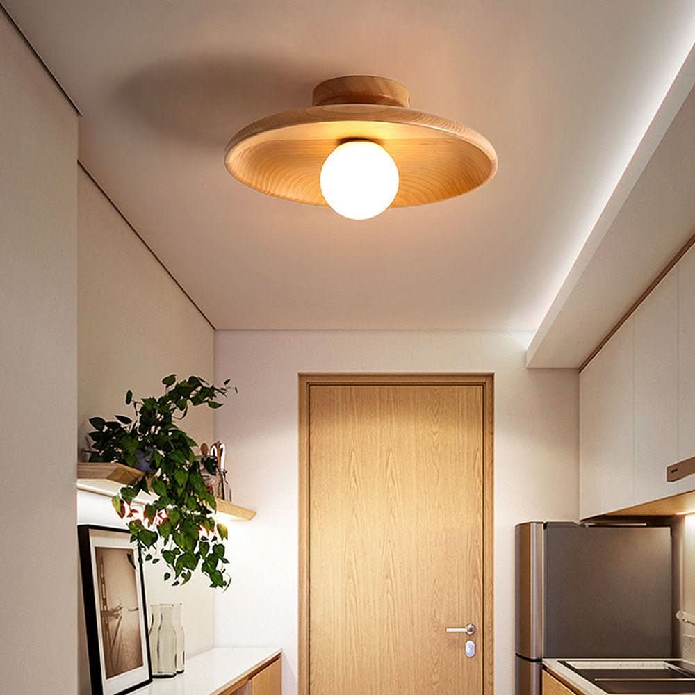 Wooden Ceiling Lamp - LuminaCraft Elegant Lighting Solution