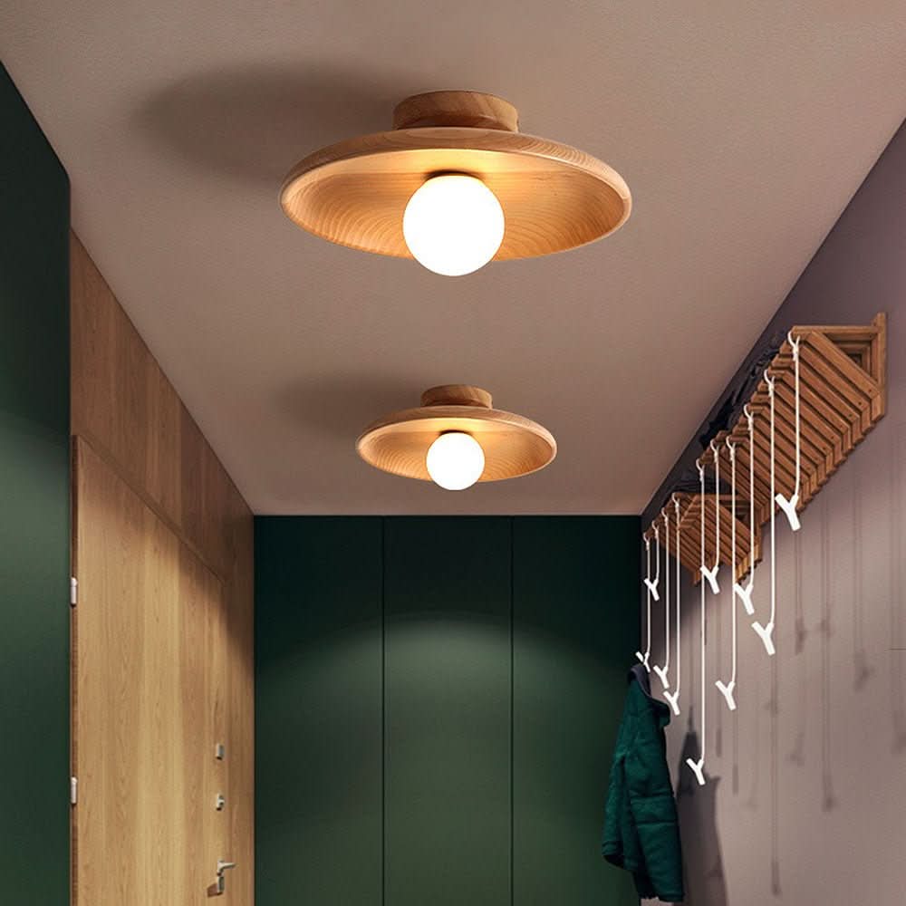 Wooden Ceiling Lamp - LuminaCraft Elegant Lighting Solution