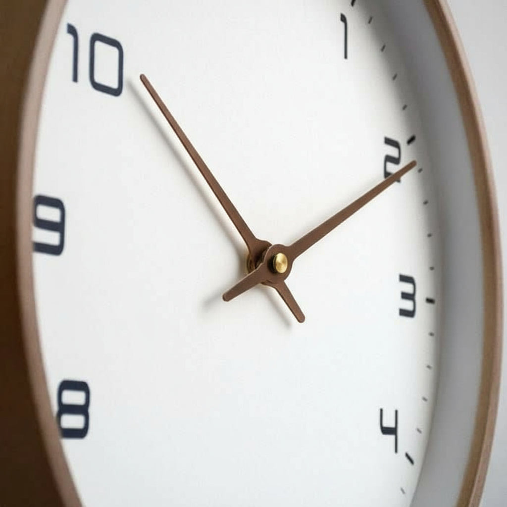 TimberTime - Elegant Wooden Wall Clock for Modern Homes
