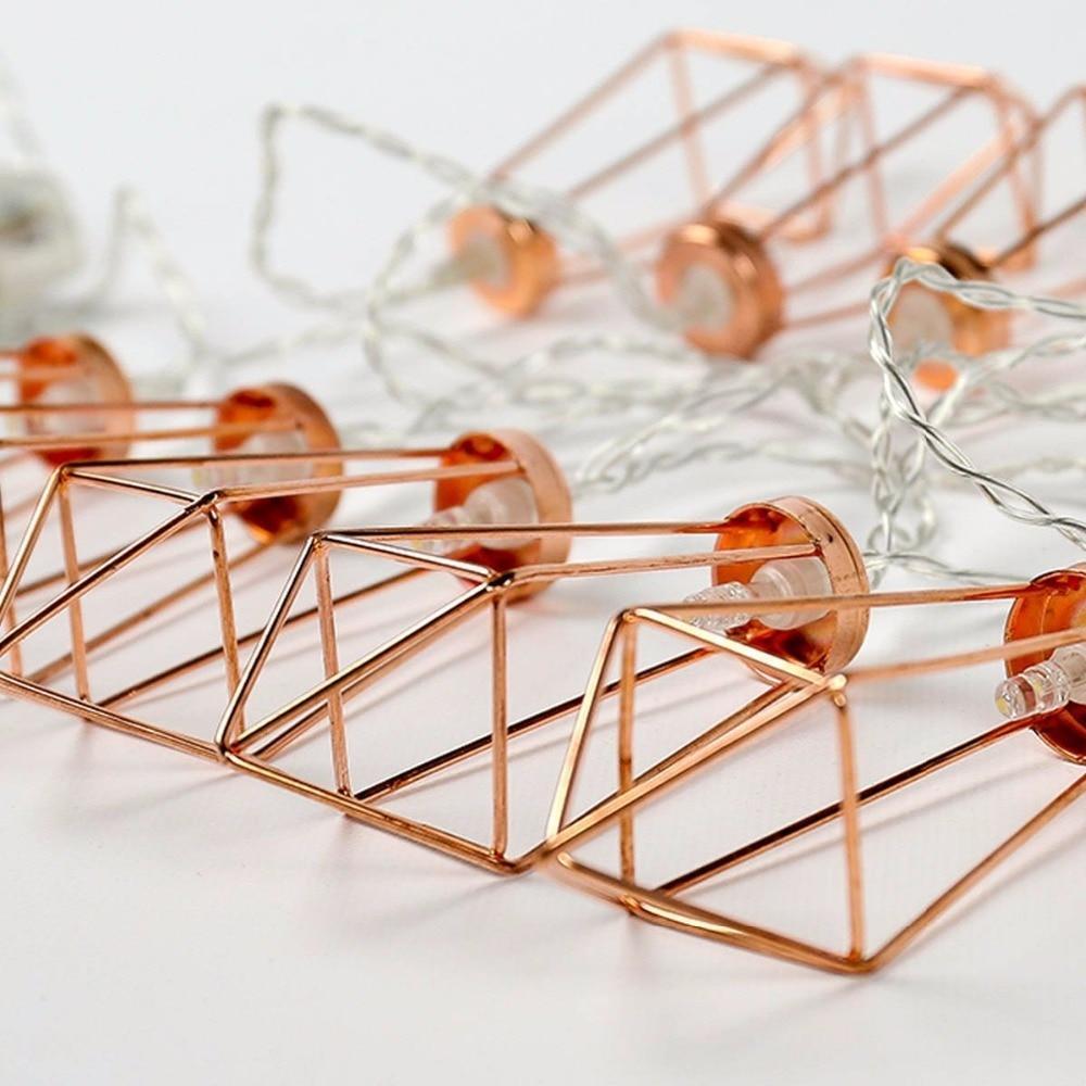 Geometric Fairy Lights - LuminaGlow