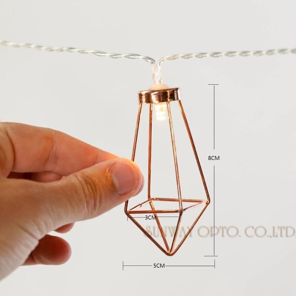 Geometric Fairy Lights - LuminaGlow