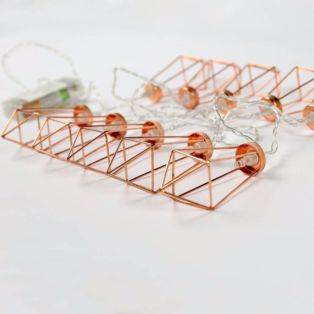 Geometric Fairy Lights - LuminaGlow