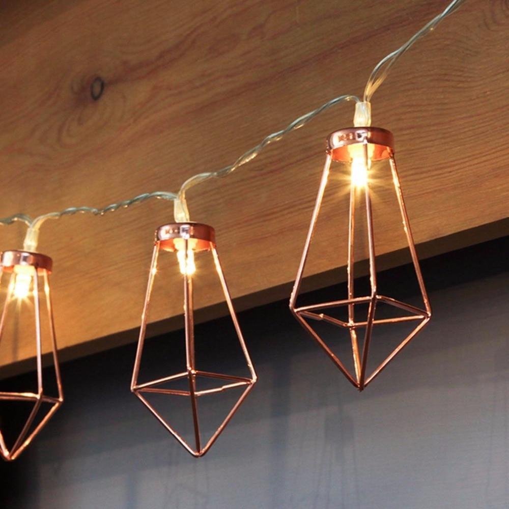 Geometric Fairy Lights - LuminaGlow