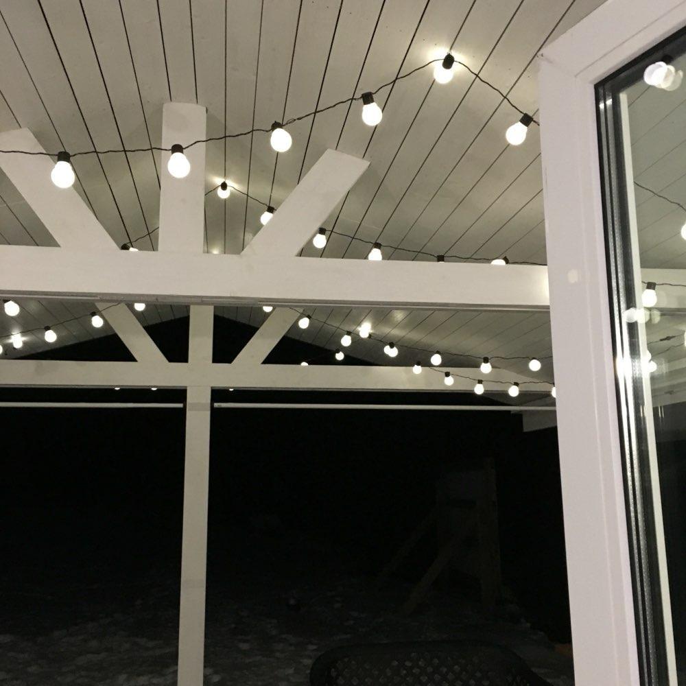 Outdoor Hanging Bulb Lights - LuminaGlow