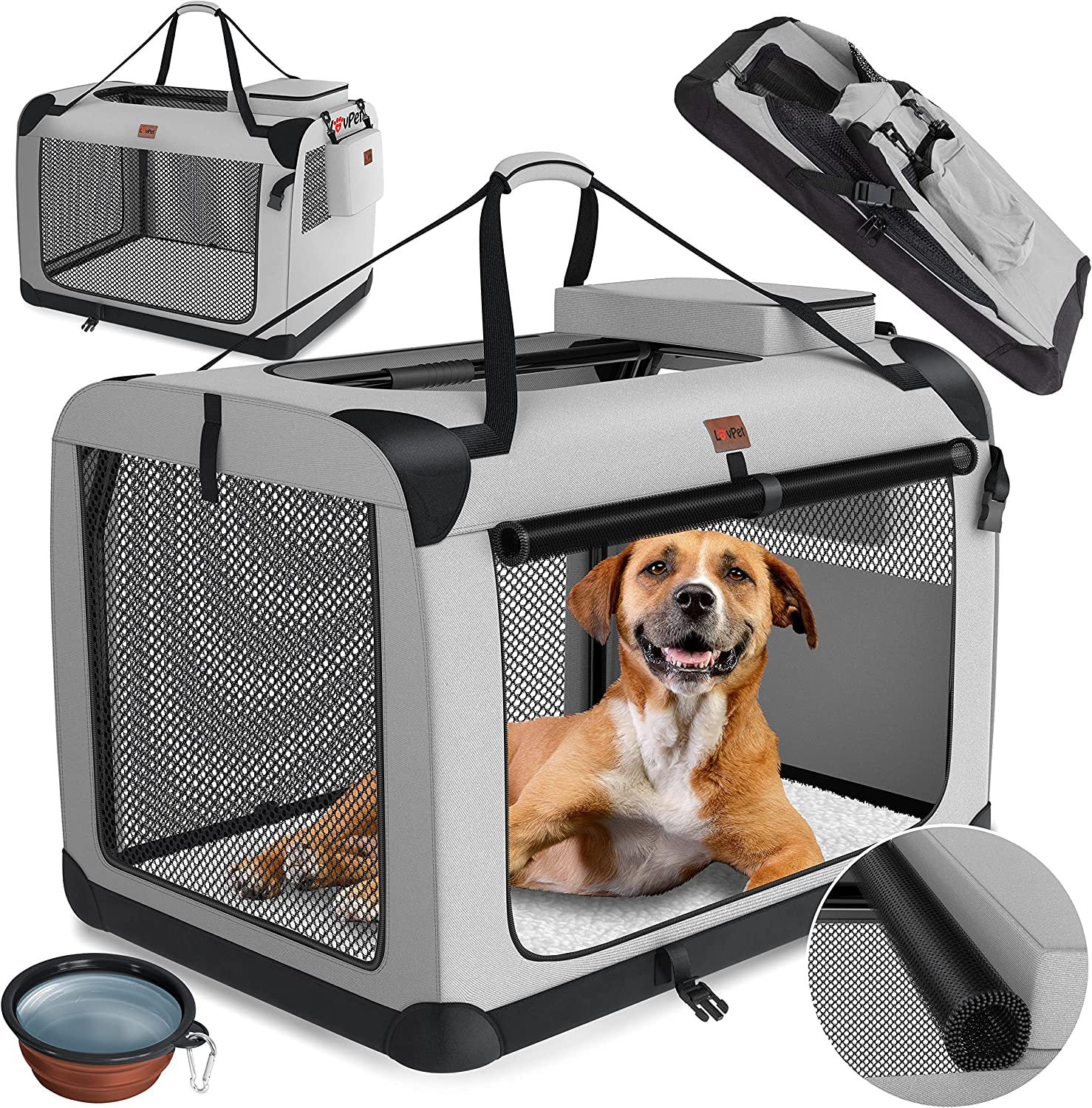 Foldable Dog Carrier Bag - Pawsitive Travel Co.