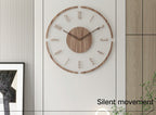 Scandinavian Wooden Wall Clock - TimberNest