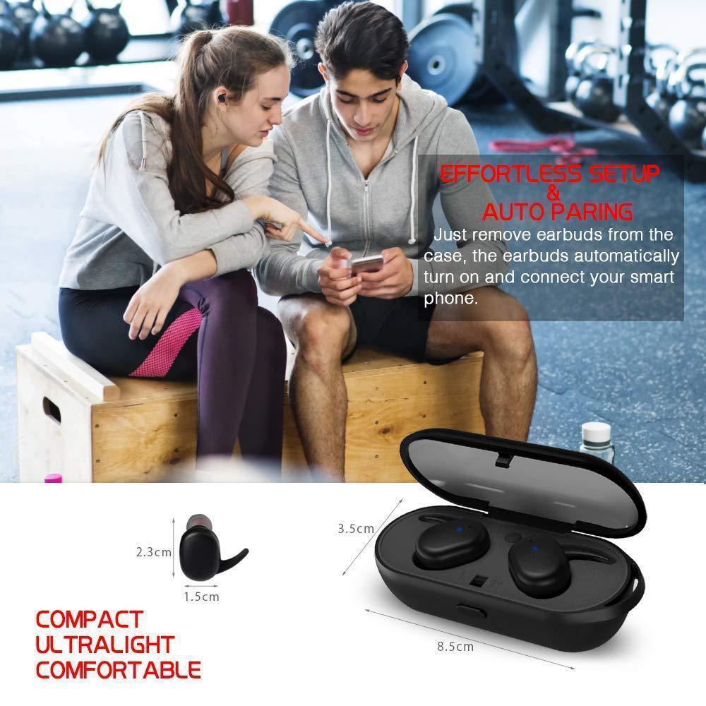Bluetooth Wireless Earbuds - SonicWave Audio