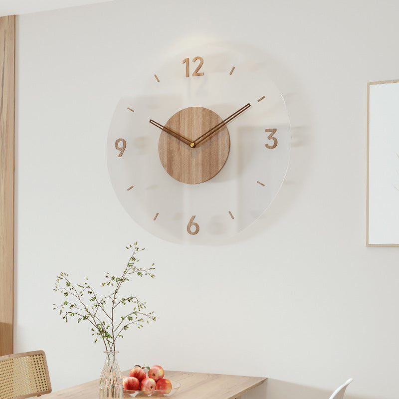 Scandinavian Wooden Wall Clock - TimberNest