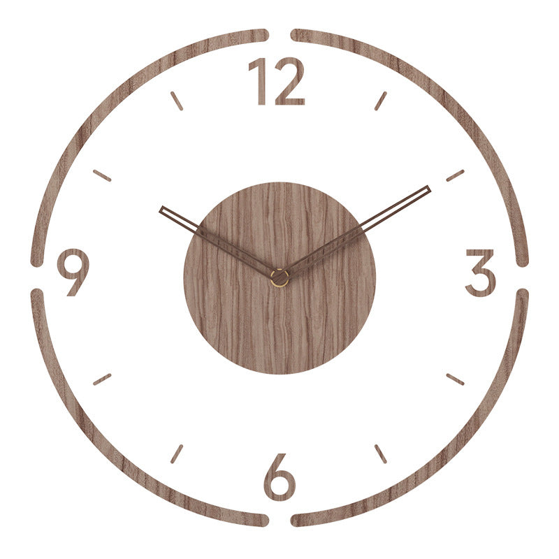 Scandinavian Wooden Wall Clock - TimberNest